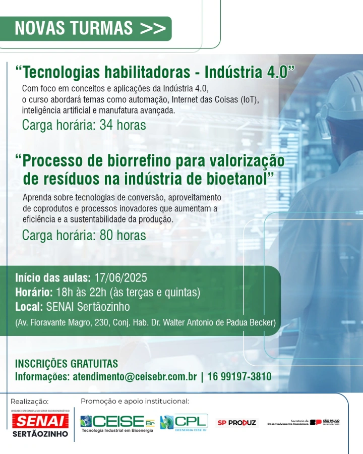 Cursos gratuitos | novas turmas