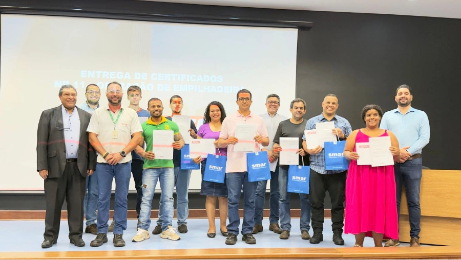 CPL Bioenergia CEISE Br e SENAI fortalecem capacitação com curso de Operador de Empilhadeira